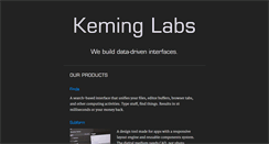 Desktop Screenshot of keminglabs.com