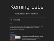 Tablet Screenshot of keminglabs.com